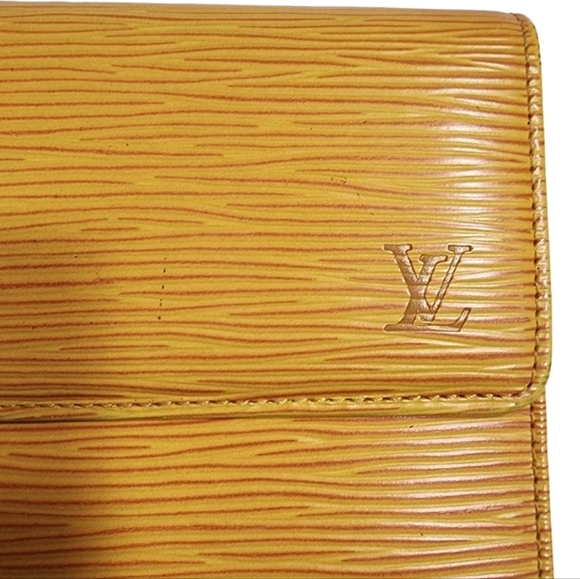 LOUIS VUITTON mustard epi leather porte tresor international trifold wallet - Picture 6 of 11